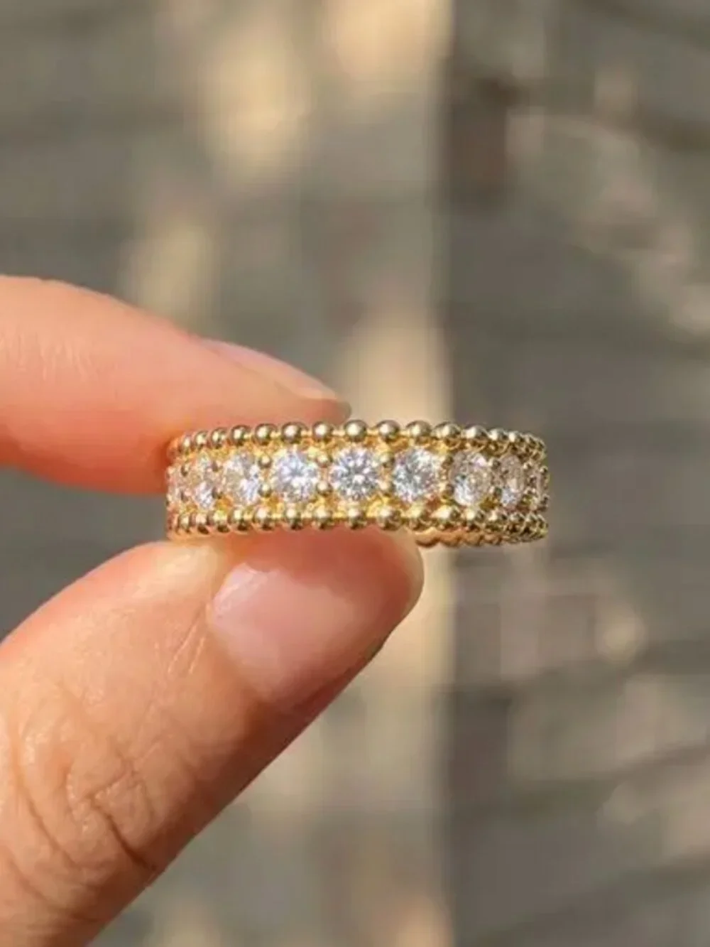 NEW 18k Yellow Gold Diamond Eternity Ring Band